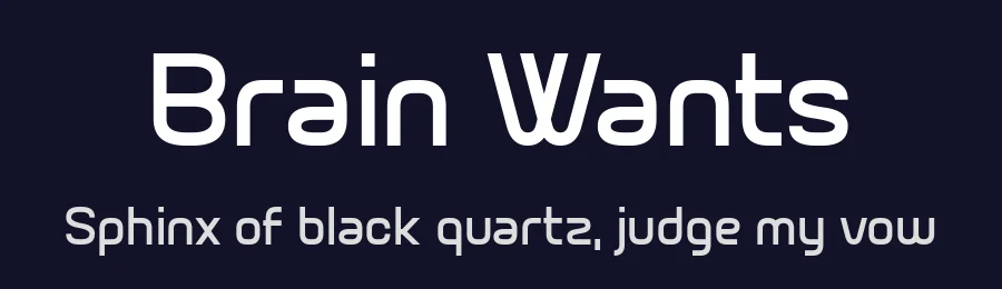 Brain Wants by Chequered Ink — Sans Serif Font — thumbnail 2