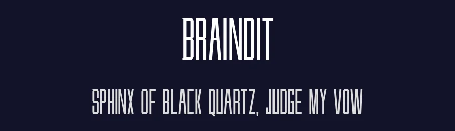 Braindit by Andri Pratama Nugraha — Sans Serif Font — thumbnail 2