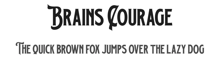 Brains Courage