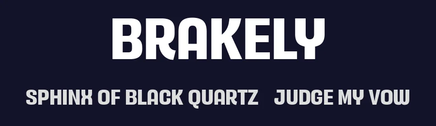 Brakely by Maulana Creative — Sans Serif Font — thumbnail 2