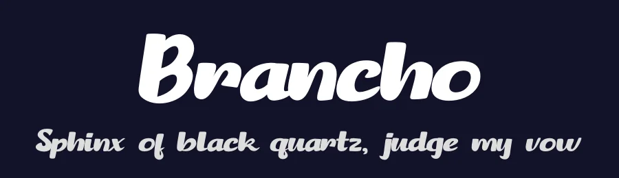 Brancho by Kurnia Setyadi — Script Handwritten Font — thumbnail 2