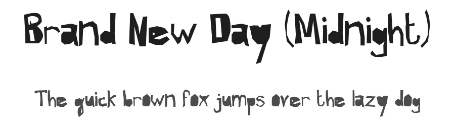 Brand New Day (Midnight)