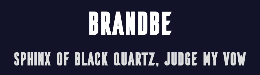 Brandbe by brandbe — Sans Serif Font — thumbnail 2