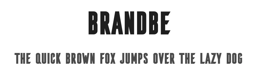 Brandbe by brandbe — Sans Serif Font