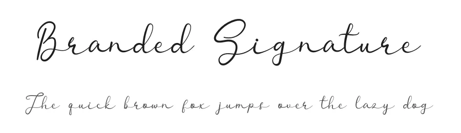 Branded Signature