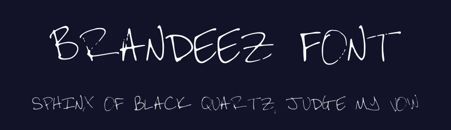Brandeez Font by Brandi Stansbury — Script Handwritten Font — thumbnail 2
