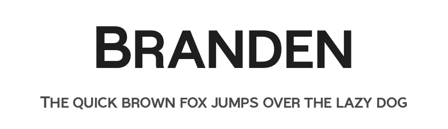 Branden by Craft Supply Co. — Sans Serif Font