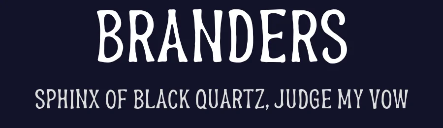 Branders by Saridezra — Decorative Font — thumbnail 2