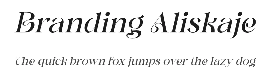 Branding Aliskaje