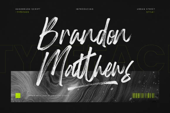 Brandon Matthews Font by CreatypeStudio — Script Handwritten Font