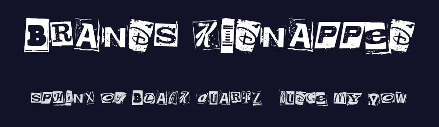 Brands Kidnapped by Jos Elsendoorn — Decorative Font — thumbnail 2