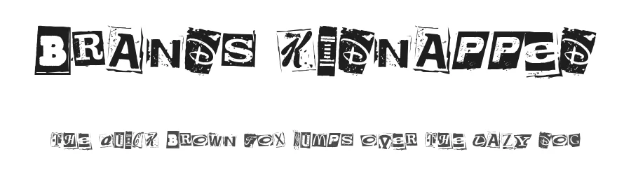 Brands Kidnapped by Jos Elsendoorn โ Decorative Font
