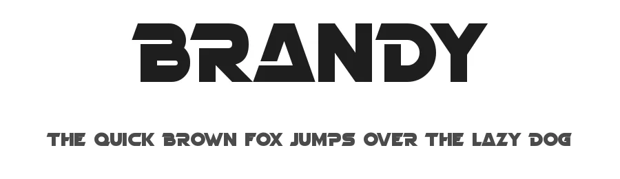 Brandy by Graphicxell — Display Font