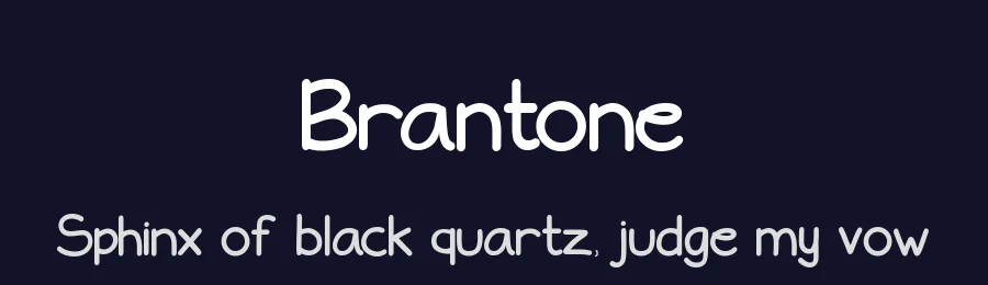 Brantone by Wah Creative — Decorative Font — thumbnail 2