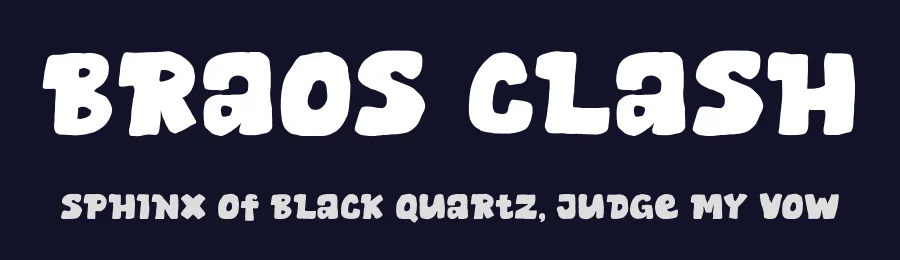 Braos Clash by MJType — Decorative Font — thumbnail 2