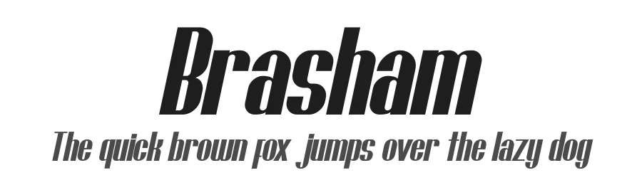 Brasham by Sabrcreative — Decorative Font