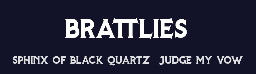 Brattlies by Riyadh Rahman — Decorative Font — thumbnail 2
