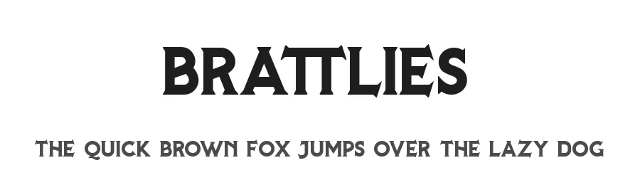 Brattlies by Riyadh Rahman β Decorative Font
