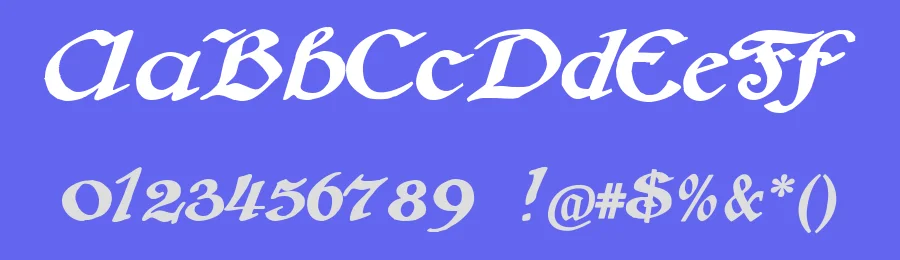 Brausepulver by Peter Wiegel — Decorative Font — thumbnail 3