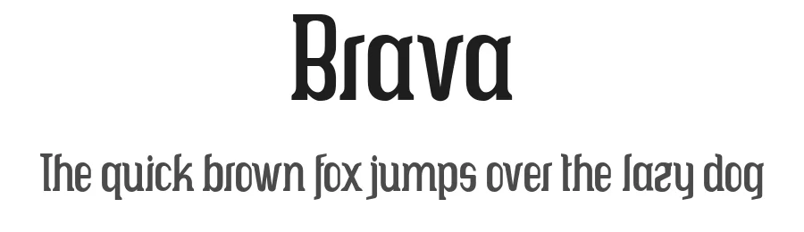 Brava by Albertako — Serif Font