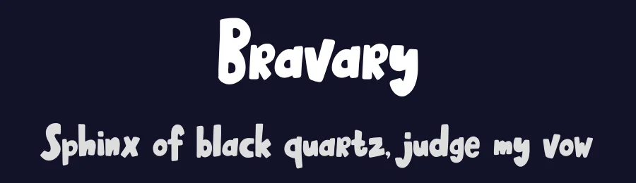 Bravary by Lettering Mom — Decorative Font — thumbnail 2