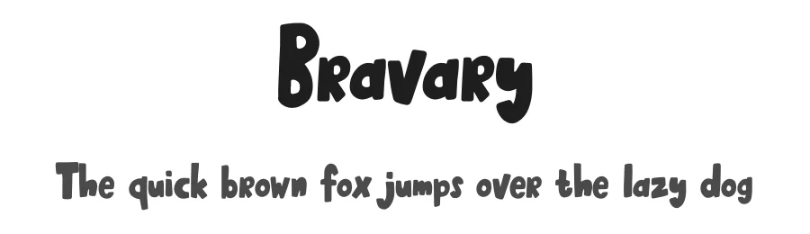 Bravary by Lettering Mom — Decorative Font