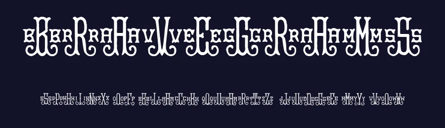 BraveGrams by Woodcutter — Decorative Font — thumbnail 2