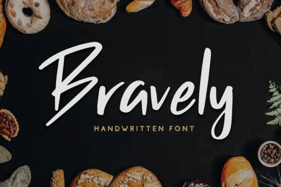 Bravely Font by craftsupplyco — Script Handwritten Font