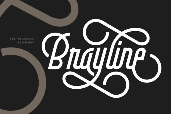 Brayline Font by Surotype — Script Handwritten Font