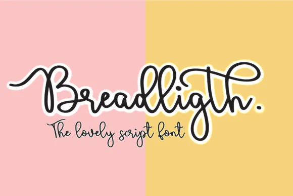 Bread Ligth Font by Sulthan Studio — Script Handwritten Font