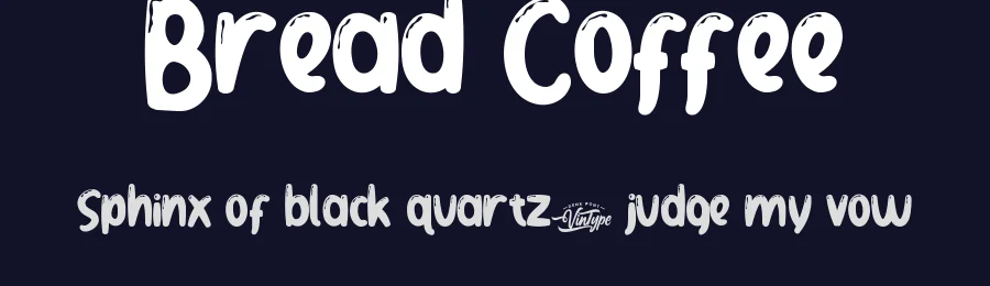 Bread Coffee by VinType — Decorative Font — thumbnail 2