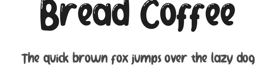 Bread Coffee by VinType — Decorative Font