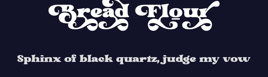 Bread Flour by Prioritype Co — Decorative Font — thumbnail 2