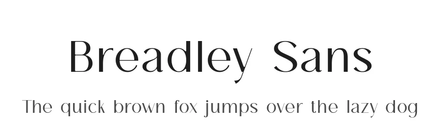 Breadley Sans