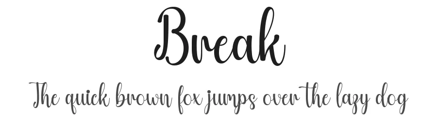 Break