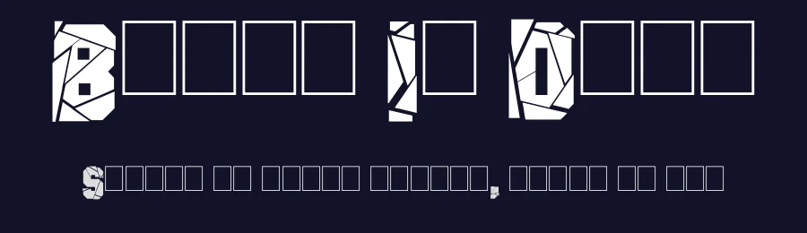 Break It Down by imagex — Decorative Font — thumbnail 2