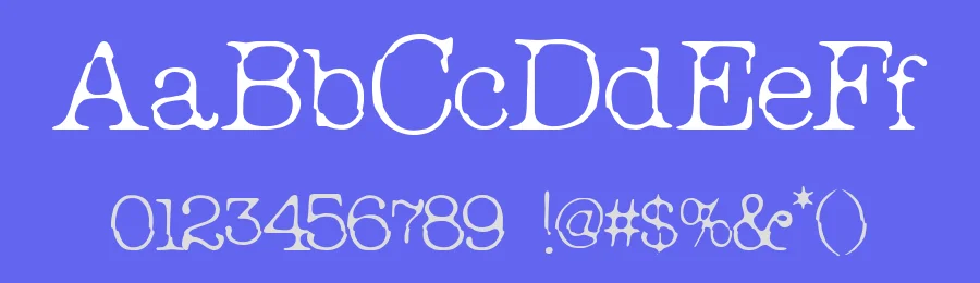 Break Office by Woodcutter — Decorative Font — thumbnail 3