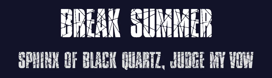 Break Summer by Woodcutter — Decorative Font — thumbnail 2