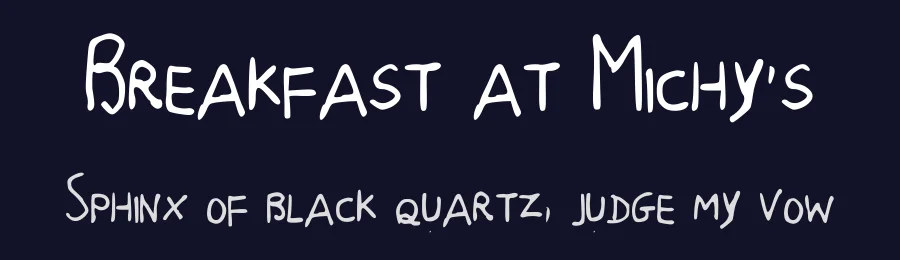 Breakfast at Michy's by Michela Chiucini — Script Handwritten Font — thumbnail 2