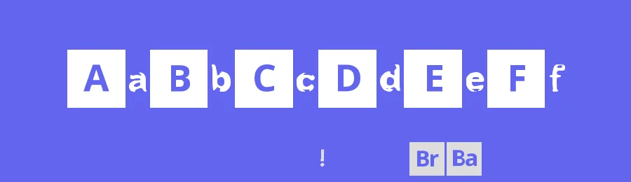 Breaking B by John Athan — Decorative Font — thumbnail 3