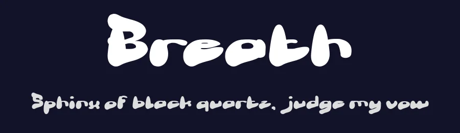 Breath by weknow — Decorative Font — thumbnail 2