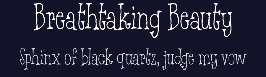 Breathtaking Beauty by Pizzadude — Decorative Font — thumbnail 2