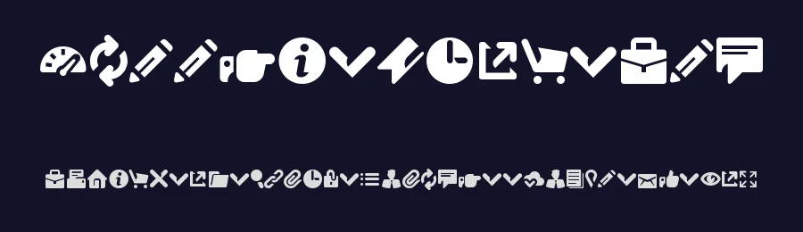 Breezi Icon Set by Breezi — Dingbats Font — thumbnail 2