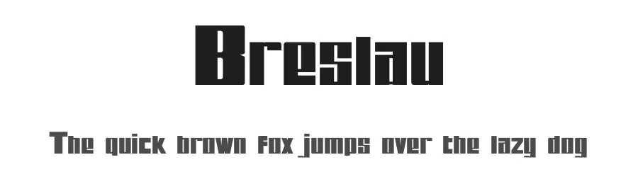 Breslau by Studio Hello Good — Sans Serif Font