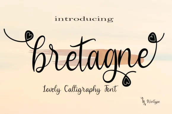 Bretagne Font by WinType — Script Handwritten Font