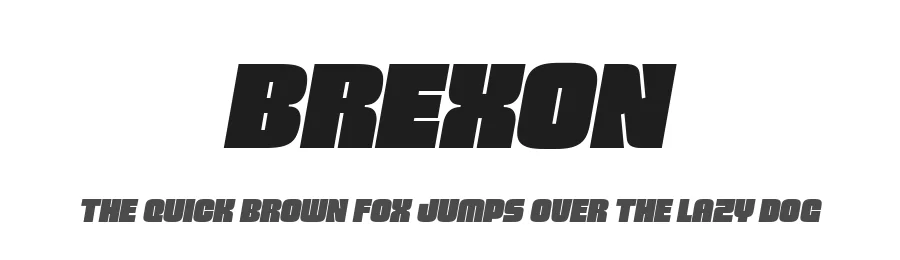 Brexon by Abhishek Junghare — Decorative Font
