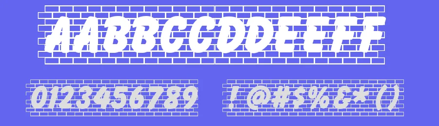 Brickletter by Harold's Fonts — Decorative Font — thumbnail 3