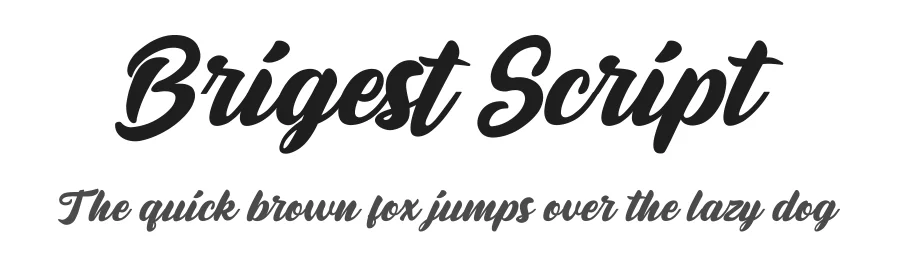 Brigest Script