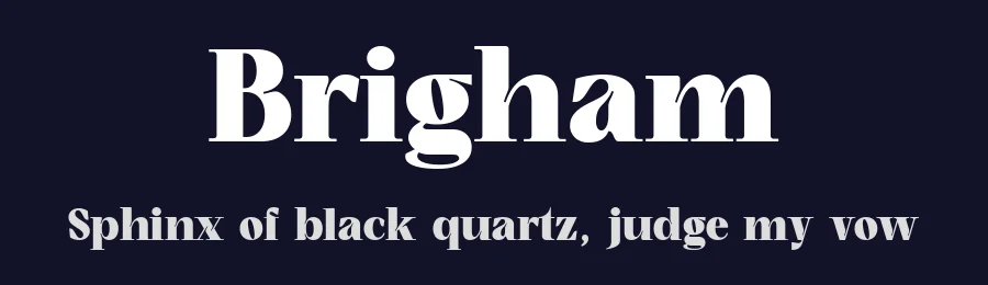 Brigham by Ketikata Studio — Serif Font — thumbnail 2
