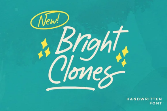 Bright Clones Font by letterhend — Script Handwritten Font